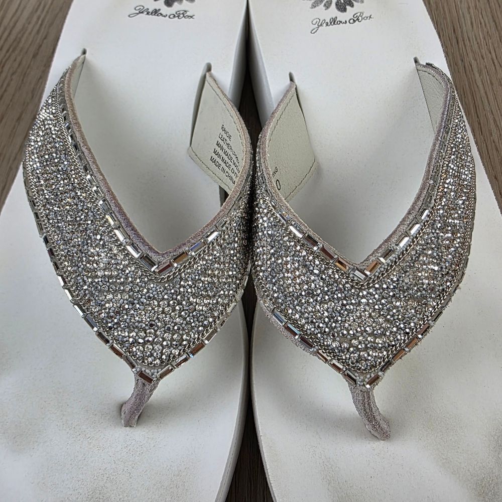 Yellow Box Randie Flip Flop Sandals Size 10 - Picture 2 of 10